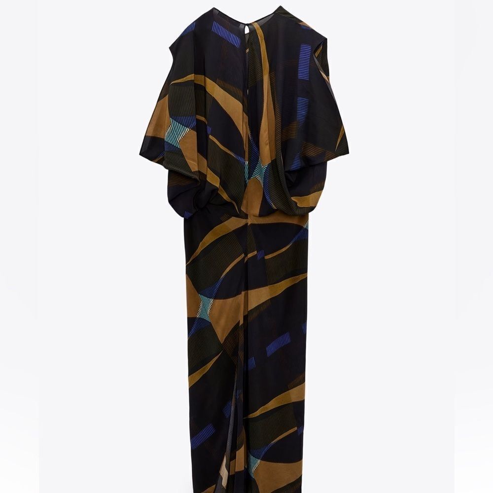 Zara limited edition draped dress NWT - Picture 7 of 7